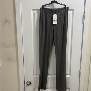 NWT/ Zara sage/gray pants sz medium